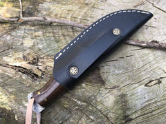 Damascus steel skinner knife hunting knife