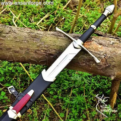 Lord of the Rings Strider’s Sword with Leather Scabbard.