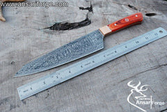 Damascus steel chef knife - Black Friday Offer