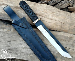 Handmade forged 1095 steel tanto knife - Sale