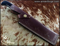 Custom made 52100 bearing steel chef knife
