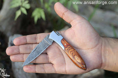 Damascus Pocket Knife \ Black Friday Sale