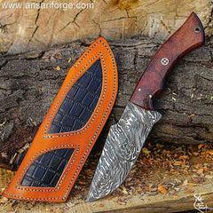 Damascus Hunting Knife