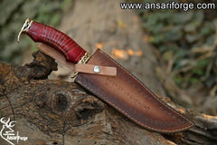 Handmade Damascus steel Bowie Knife - Fancy Knife Great Gift For Men
