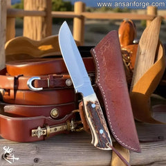 Best Fixed Blade Hunting Knife 440C Steel.