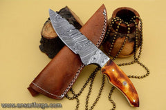 Damascus steel handmade Hunting knife /skinner knife