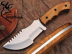 high carbon steel handmade tracker knife camping knife