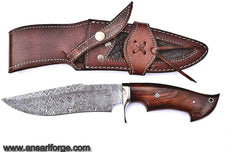 Damascus steel classical Hunting Bowie Knife