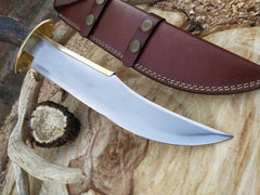 Custom Handmade D2 Steel Stag Handle Bowie Knife