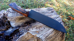 Carbon steel hunting knife Black coated hunting knife