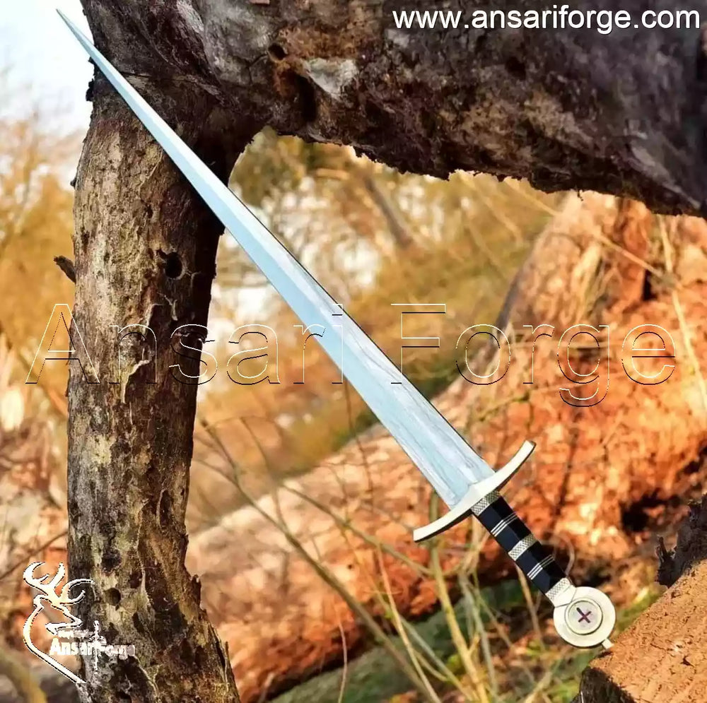 Hand forged Templar knight sword.