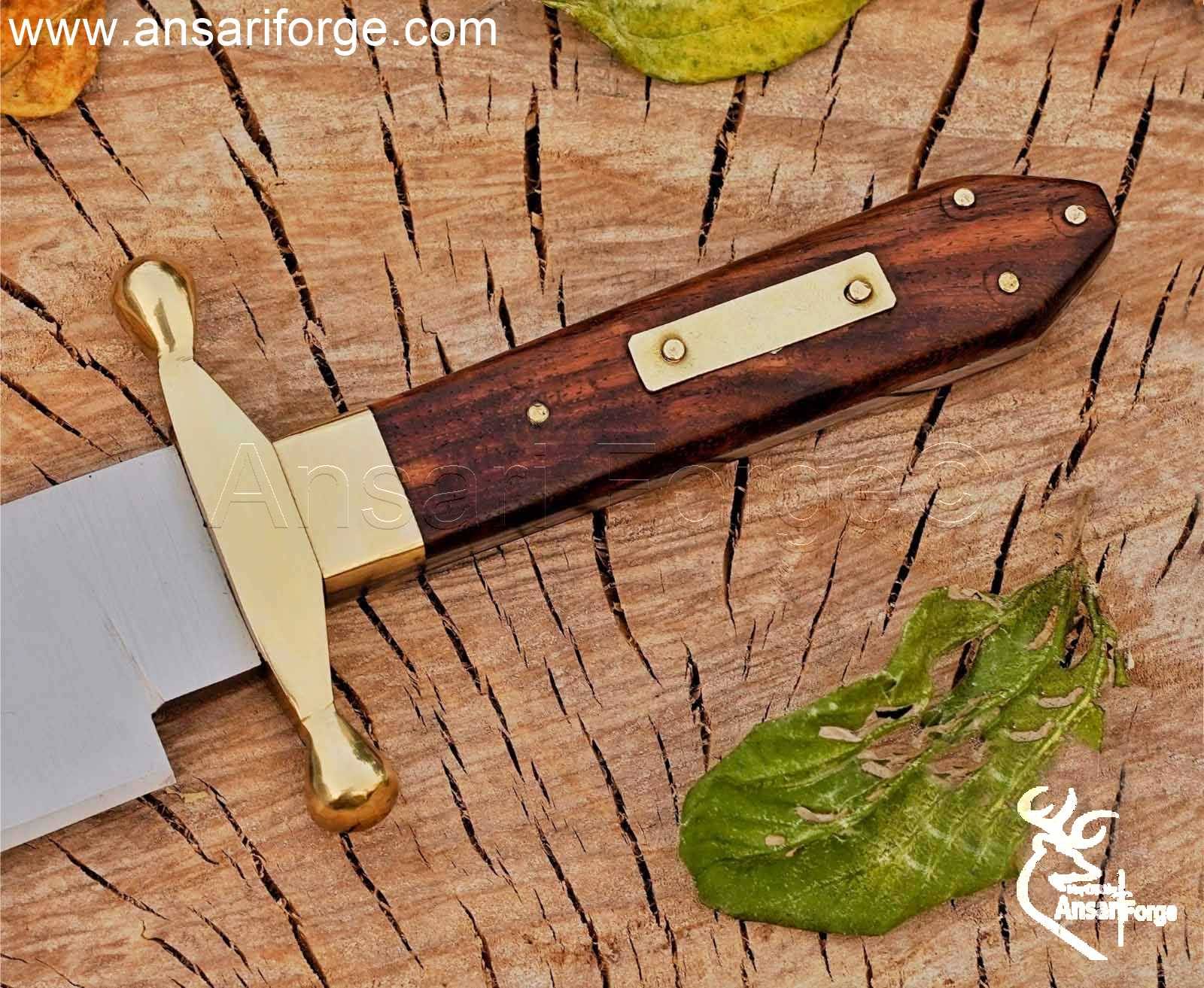 Coffin Handle Bowie Knife for Sale - Full Tang Construction