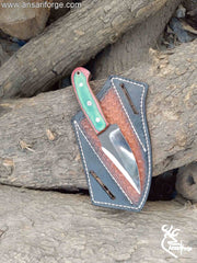 Full Tang 1095 Steel Cross Draw Survival Knife - Durable 4mm Thick Blade for Tough Tasks.