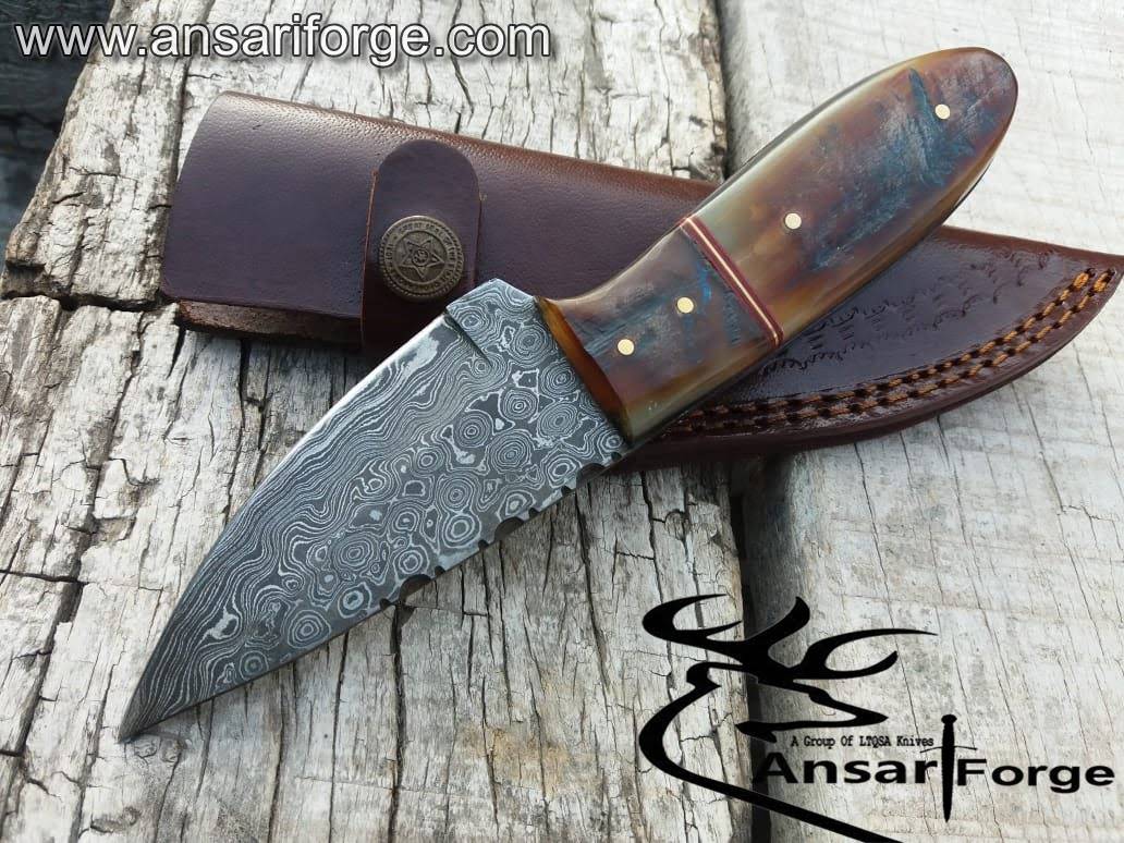 Handmade Damascus Skinner knife