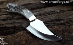 Custom handmade 420 J2 steel Stag handle hunting knife
