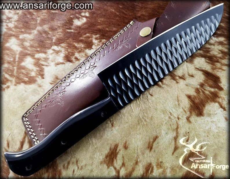 Custom made 52100 bearing steel chef knife