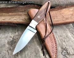 Custom made 420J2 tool steel hunting knife