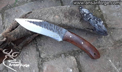 Custom handmade 1095 steel hunting knife