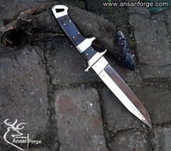 Custom made D2 steel sub hilt loveless knife