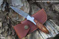 Damascus Steel Pocket Knife