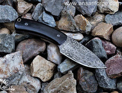 Custom Handmade Damascus Steel Hunting Knife / Skinner - Christmas Sale Offer