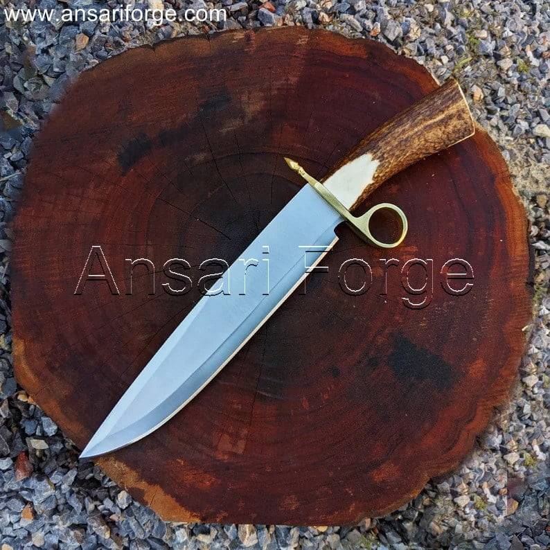 Full view of the Tombstone Bowie Knife showing its 15.0-inch overall length.