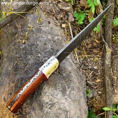 Full Tang Damascus Steel Skinning Knife