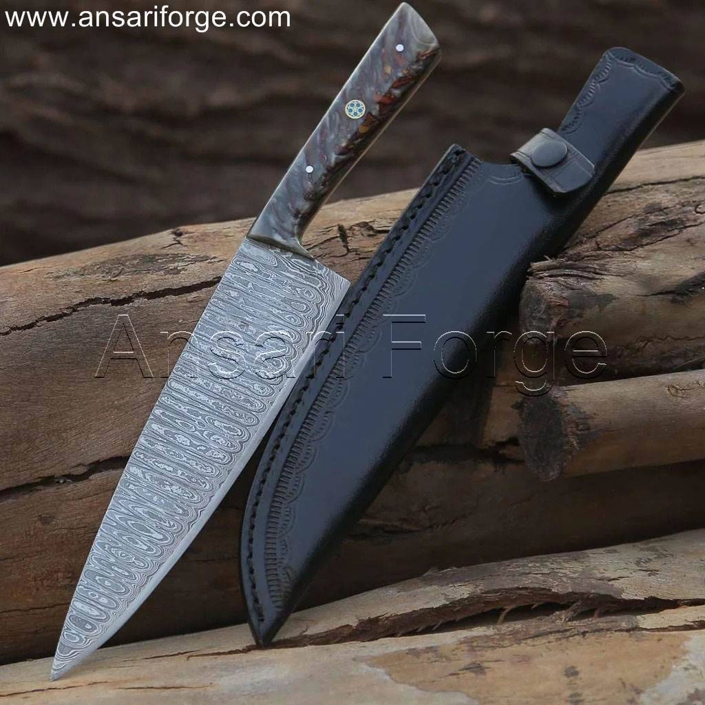 Damascus Chef Knife - 8 Inch Professional Grade Best Choice For Chefs