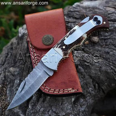 Damascus folding knife AF-DK-2024.
