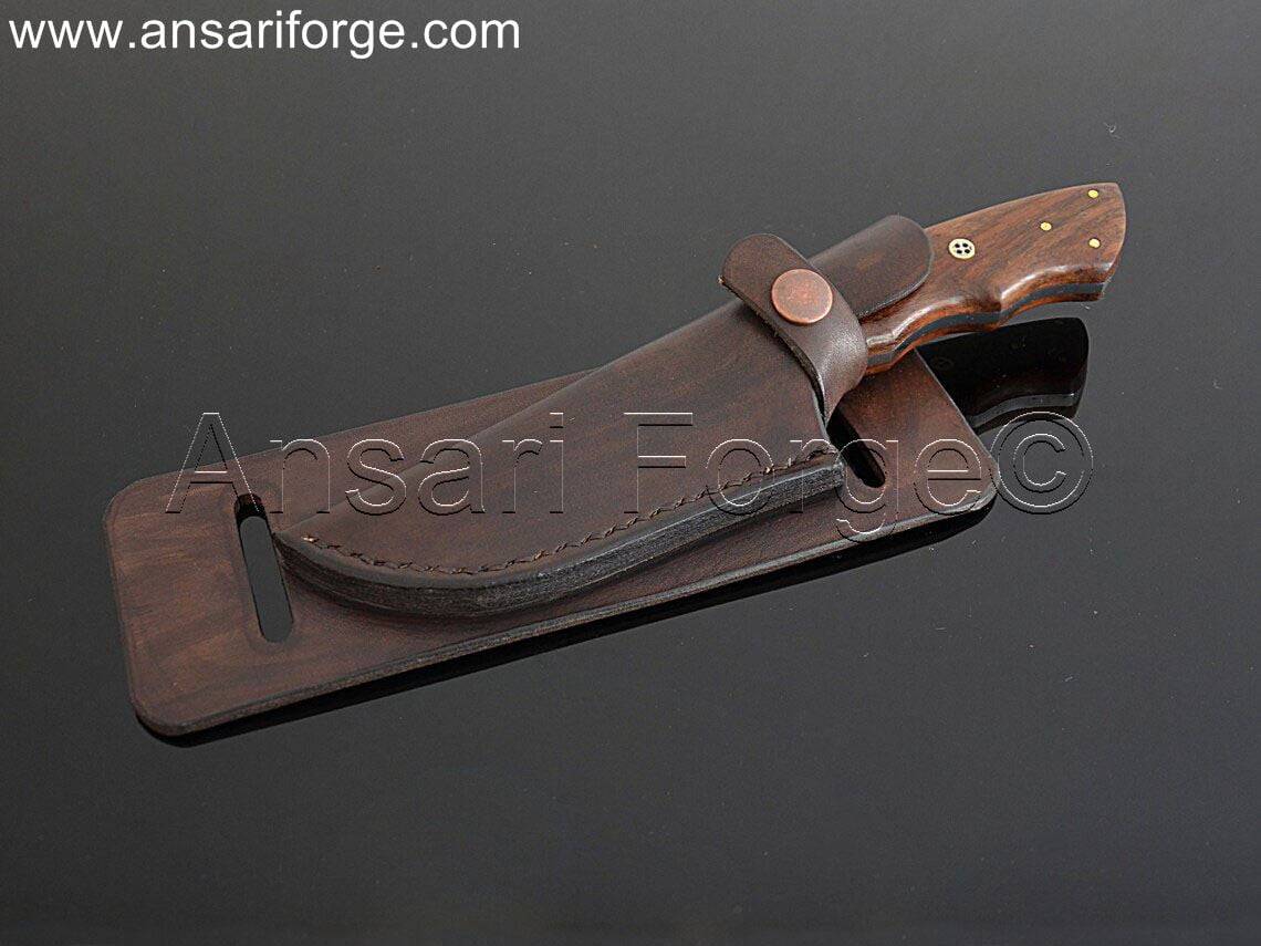 Genuine Cowhide Leather Sheath for Horizontal Carry Suitable for Back & Front Of Belt.