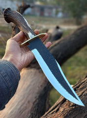 Full-Size 13-Inch Bowie Knife – 8-Inch Blade for Hunting, Survival & Outdoor Use.