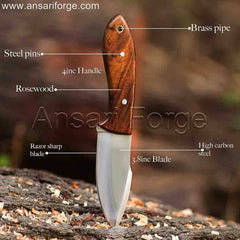 Bushcraft Knife Carving Wood