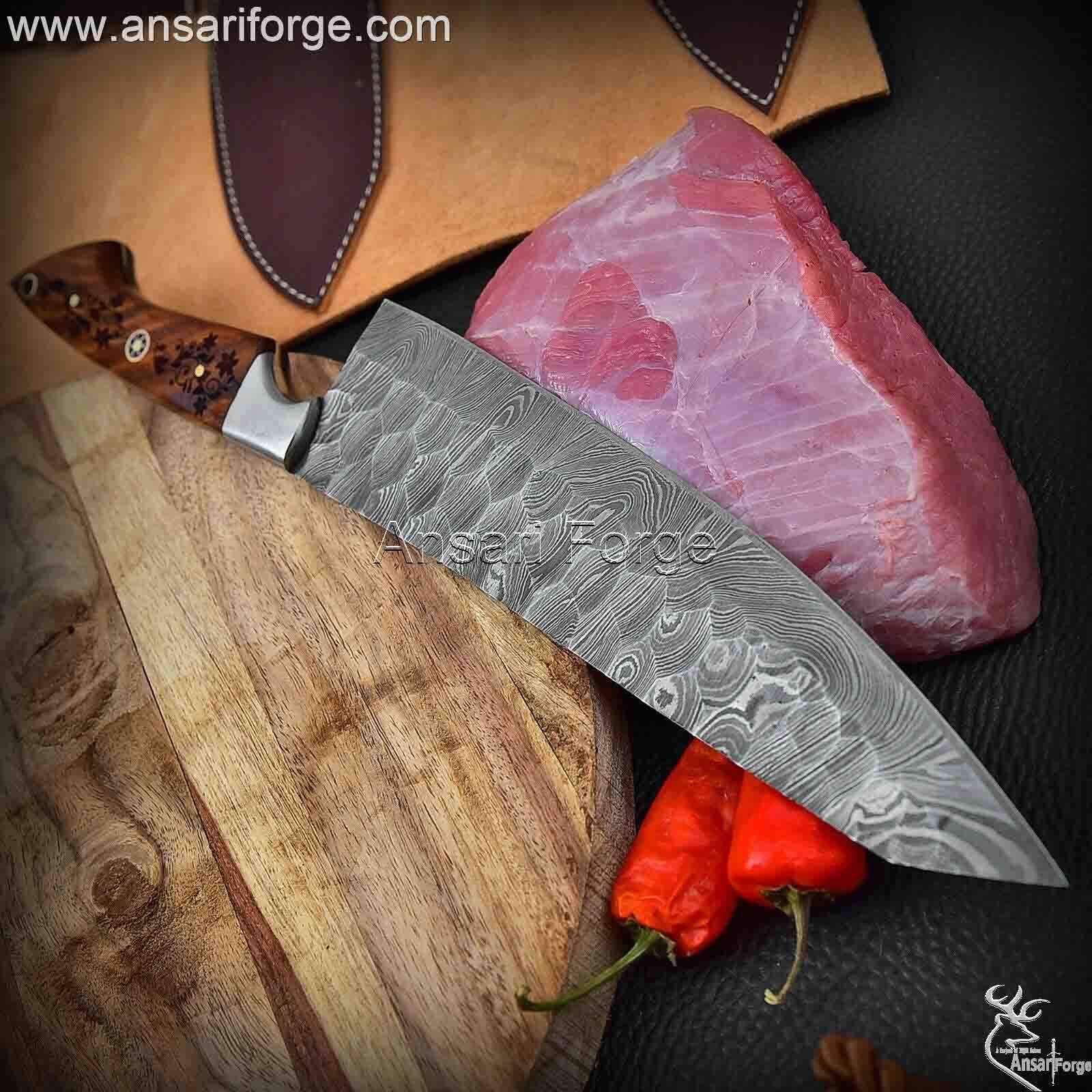 Damascus Chef Knife Set