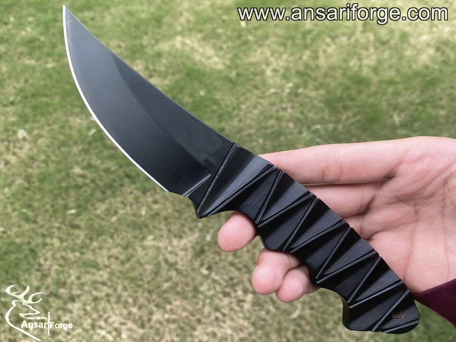 Forged 5160 steel integral hunting knife - New year sale