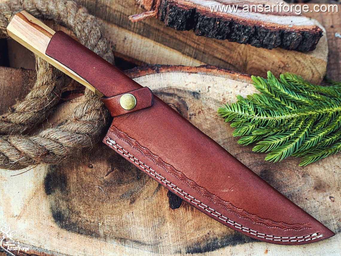 Custom Handmade 8 inch Damascus Steel Chef Knife