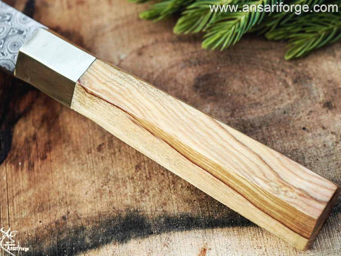 Custom Handmade 8 inch Damascus Steel Chef Knife