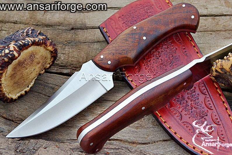 Custom handmade D2 steel hunting knife - New year sale