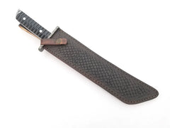 15" Unique Custom Handmade Tanto Damascus Steel