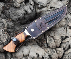 Camping Knife Custom Handmade Hunting Knife, Super Sharp Blade