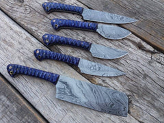 Damascus Steel Chef Knife Set