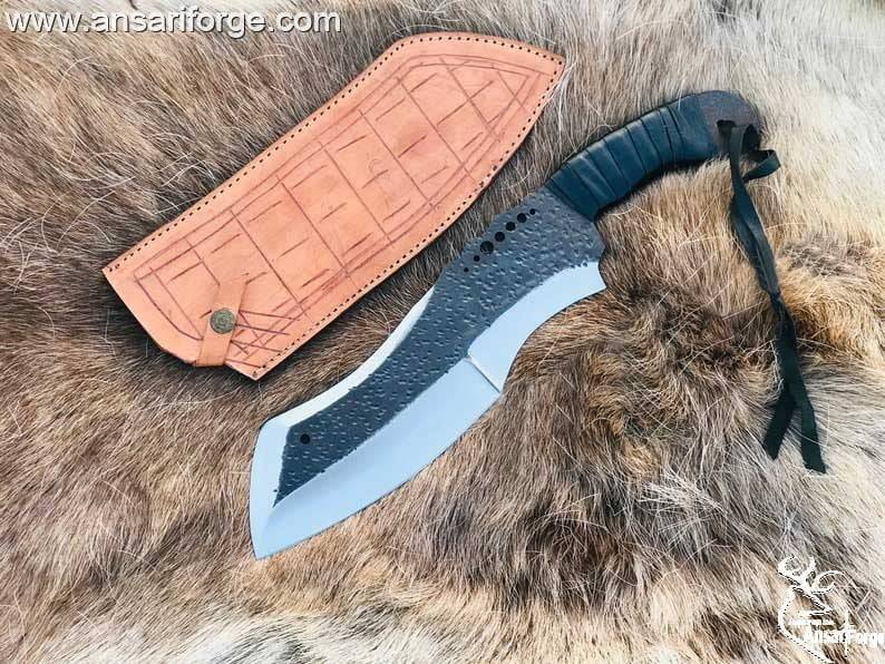 Custom Forged 5160 Steel Hunting Knife - Christmas offer