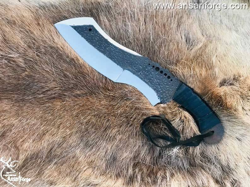 Custom Forged 5160 Steel Hunting Knife - Christmas offer