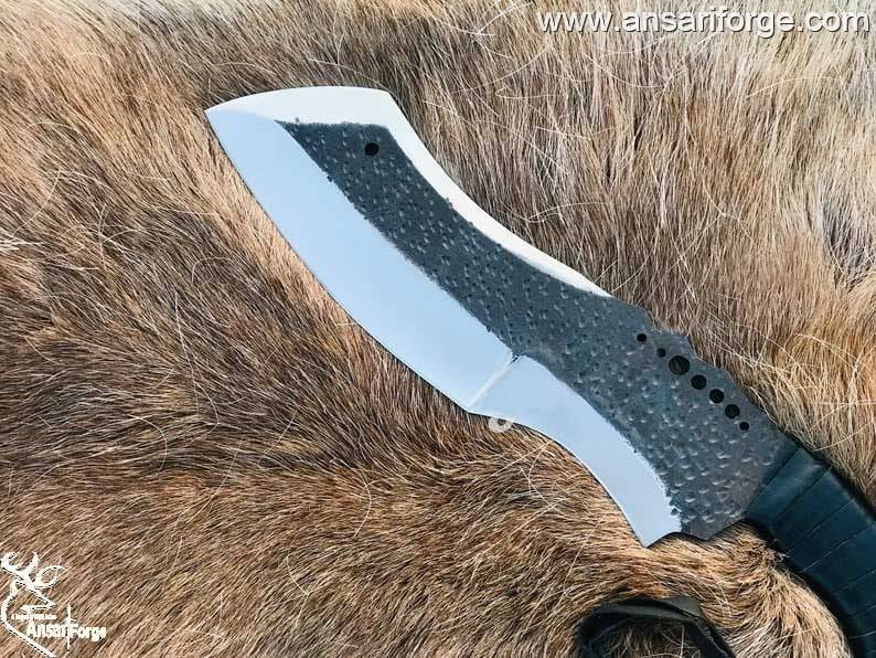 Custom Forged 5160 Steel Hunting Knife - Christmas offer