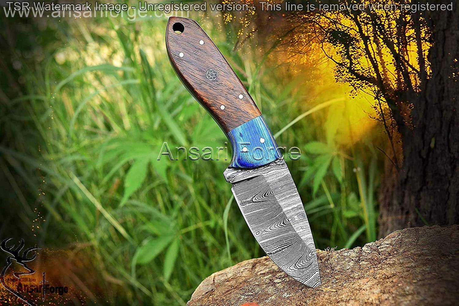 Custom Handmade Damascus steel Hunting Knife