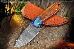 Custom Handmade Damascus steel Hunting Knife