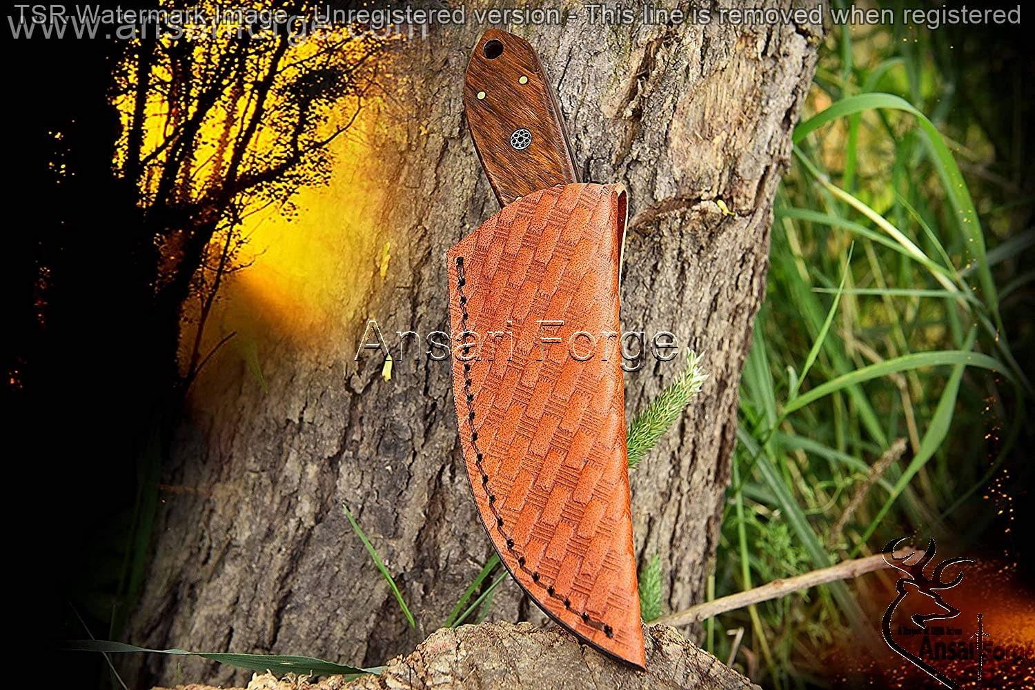 Custom Handmade Damascus steel Hunting Knife