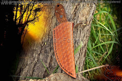Custom Handmade Damascus steel Hunting Knife