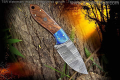 Custom Handmade Damascus steel Hunting Knife