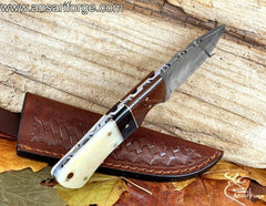 Damascus steel hunting Skinning Knife