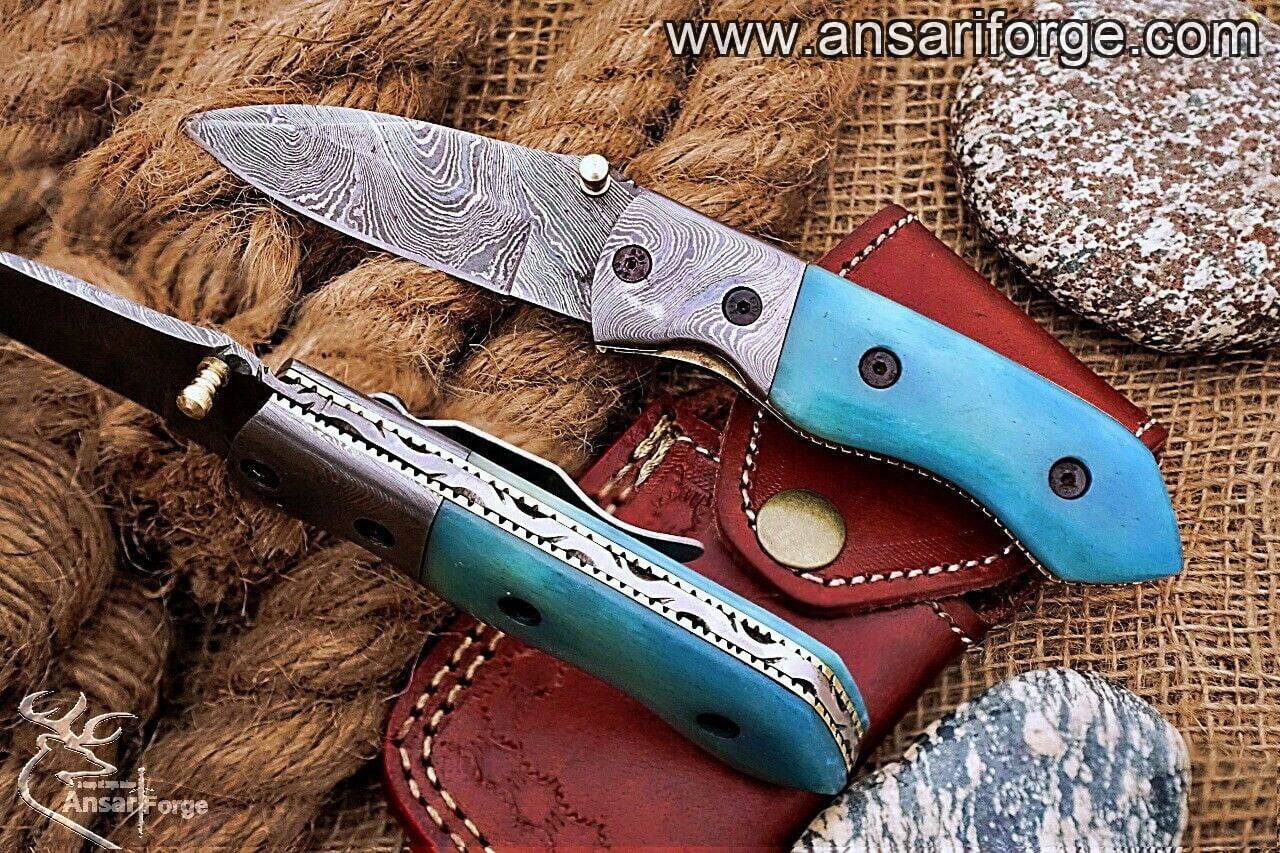 Bone handle folding knife - Black Friday offer